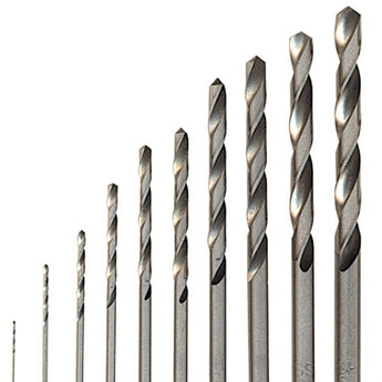 10-piece Metric Drill Bit Set, .5 - 5mm
