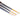 Three paintbrushes with wooden handles on a white background