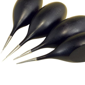 30/0 Micro - Miniature Paint Brush Set (4 Brushes)