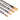 4-Piece Golden Eagle Paint Brush Set (Flats)