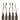 5 PC. V - Gouge “Premier Elite” Titanium - Plated Chisel Set by Micro - Mark