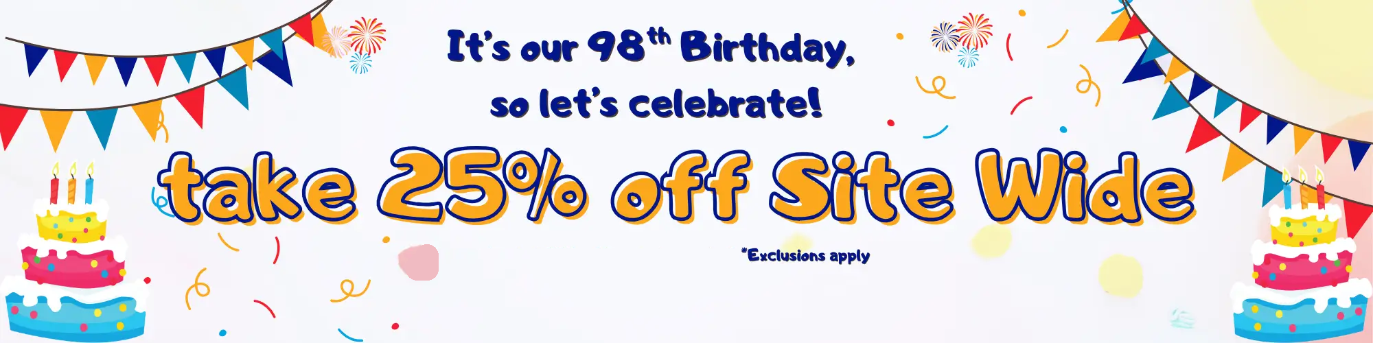 25% off site wide