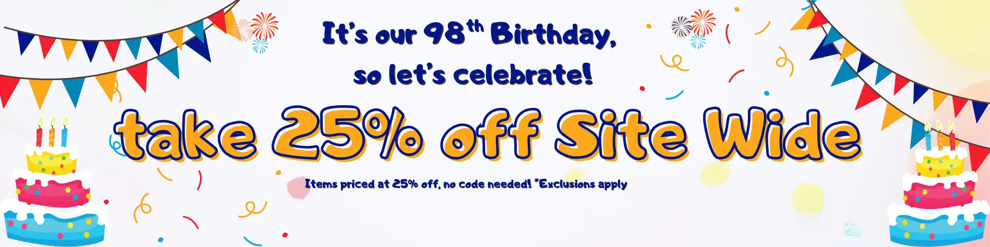 25% off sale
