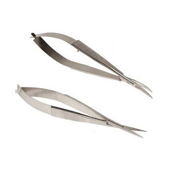 Castroviejo Scissor Set (1 Straight Jaw, 1 Curved Jaw)