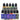 Set of Micro Mark acrylic paint bottles on a white background