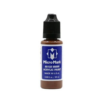 Micro - Mark Air Flat Brown Acrylic Paint, 20ml