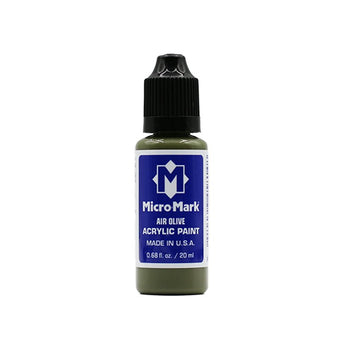 Micro-Mark Air Olive Acrylic Paint, 20ml