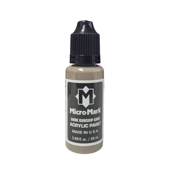 Micro - Mark Dark Gunship Gray Paint, 20ml