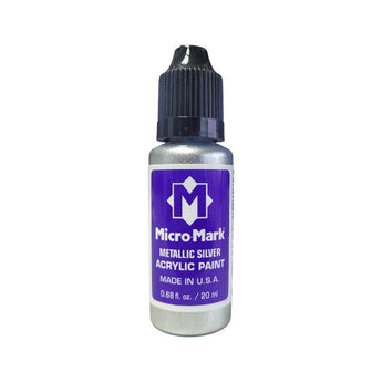 Micro - Mark Metallic Silver Paint, 20ml