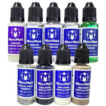Micro - Mark Model Railroad Essentials Acrylic Paint Set, 9pc