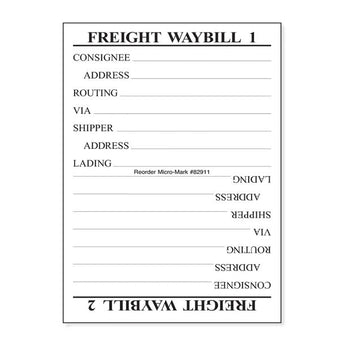 Waybills, Pad of 100