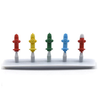 Modern Fire Hydrant, N Scale by Scientific - Pack of 18