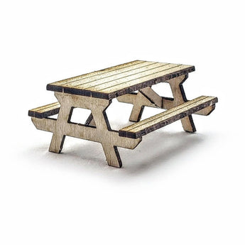 O Scale Picnic Tables by Scientific, Pack of 9