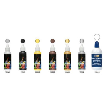 OcCre "Rocket" Steam Locomotive Acrylic Paints Pack