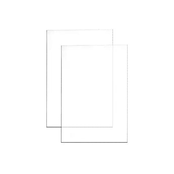 Polycarbonate Plastic Sheet, 11 x 14 x.60, 2 Pieces