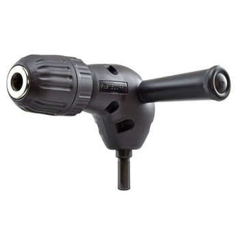 Right Angle Drive Drill Attachment, 1/64 Inch - 3/8 Inch Capacity