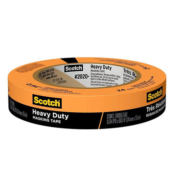 Scotch® Heavy Duty Masking Tape 2020+ (.94" W)