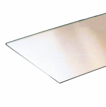 Tin Coated Carbon Steel Sheet, 4" x 10" x .008" (Pkg. of 6)