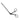 Black scissors on a white background