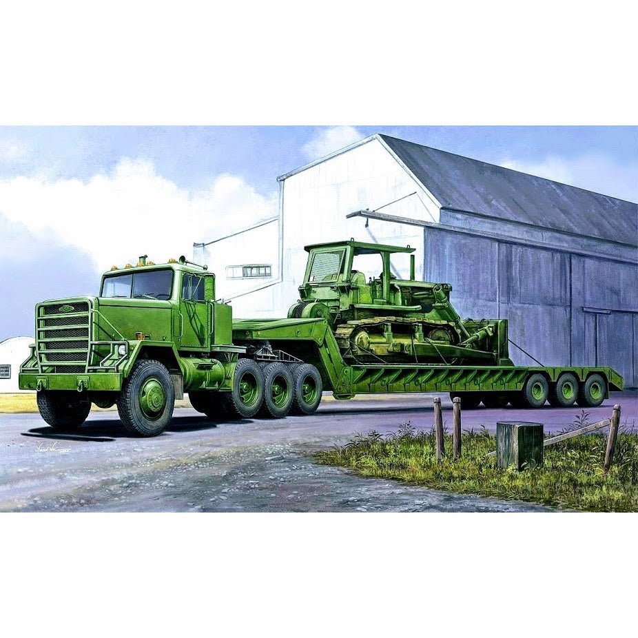 Trumpeter 01078 1/35 Mô Hình Đầu Kéo và Rờ mooc M920 Tractor Tow with M870A1 Semitrailer Trumpeter 01078 1/35 Mô Hình Đầu Kéo và Rờ mooc M920 Tractor Tow with M870A1 Semitrailer