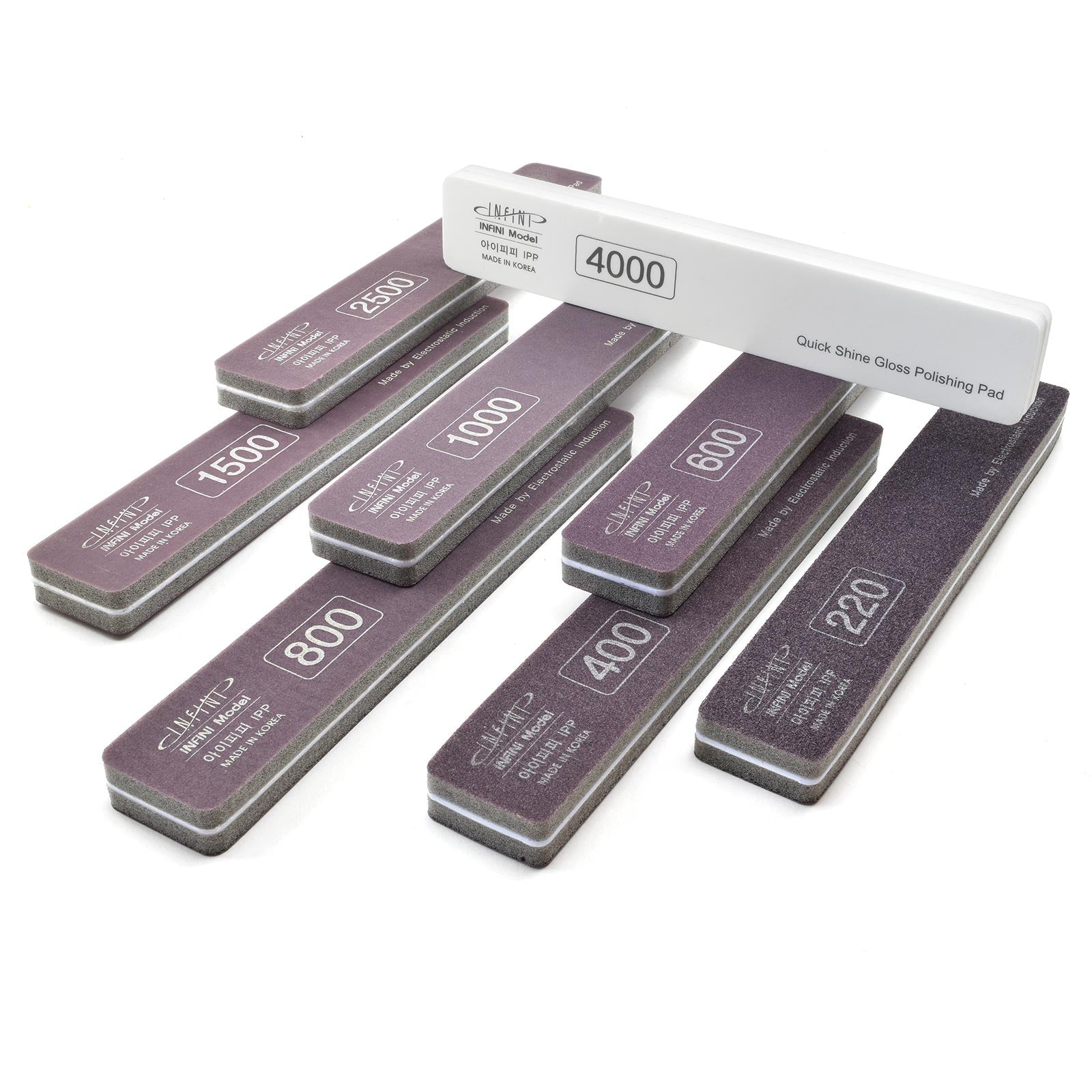 thumbnail image 2 of Infini Model Softback Sanding Sponge Stick Set - 8 Grits 220 To 4000 2 of 5