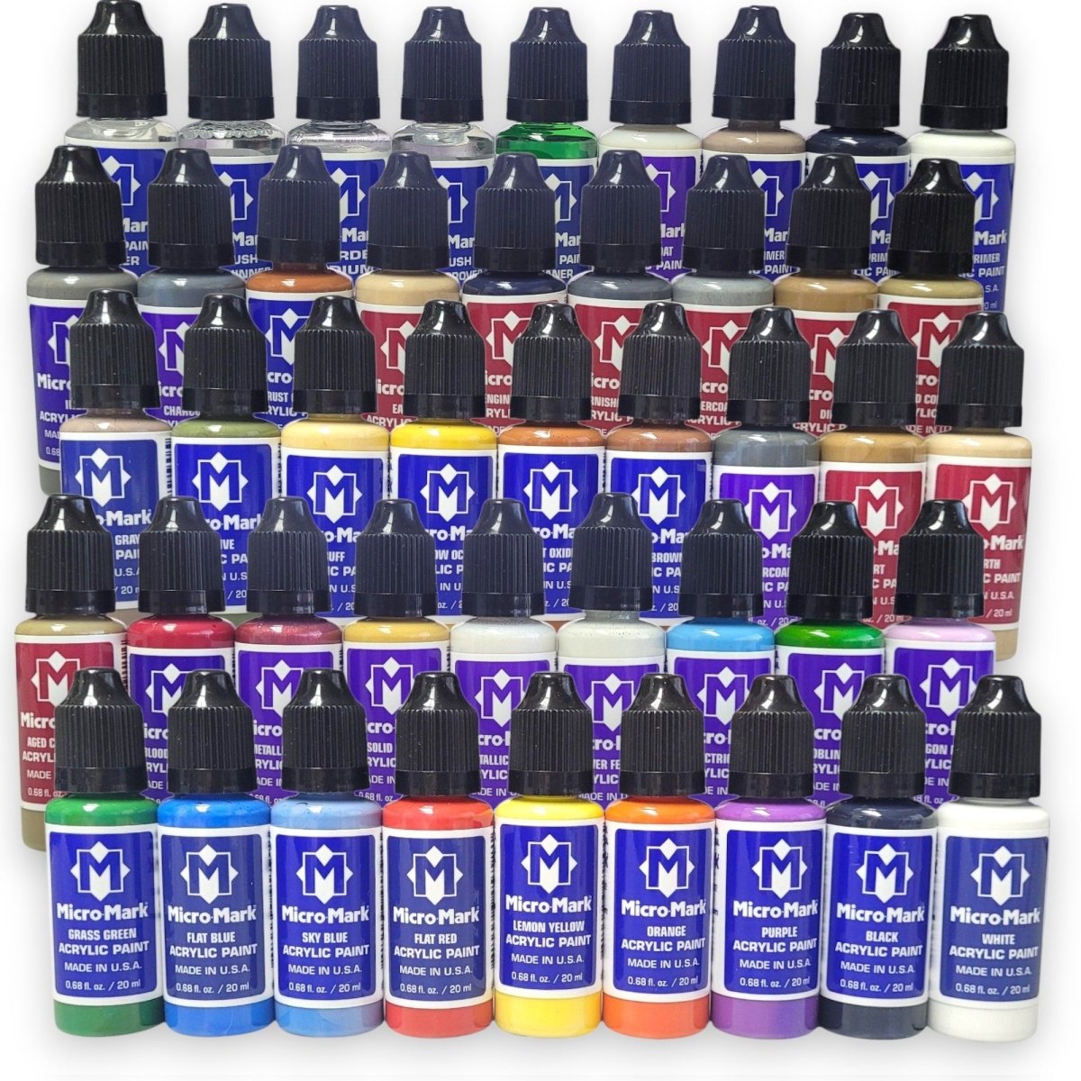 Model Paints Acrylics, Primers & Airbrush Colors MicroMark
