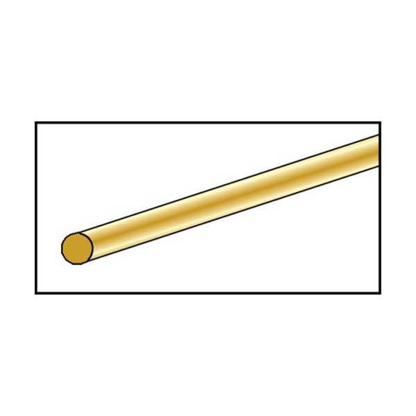 .020 Brass Rod, 5 Pieces - Micro - Mark Dowel Pins & Rods