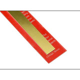 .032 x 1/2 Brass Strips,  10 Pieces