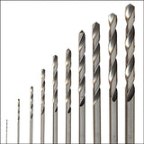 10-piece Metric Drill Bit Set, .5 - 5mm