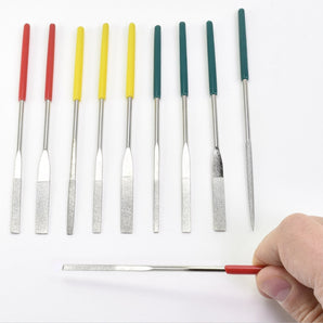 10 - piece Tapered Diamond Needle File Set