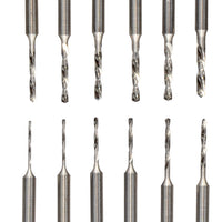 12-piece Metric Drill Set, 3/32” Shank