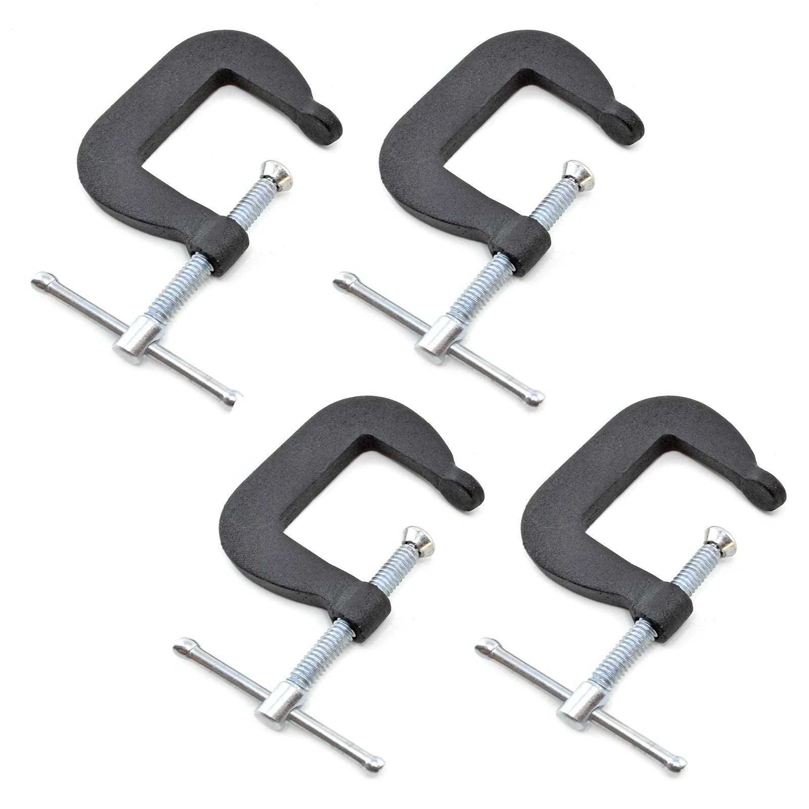1.25" x 1.25" Miniature Forged Steel C - clamp, Set of 4 - Micro - Mark Tool Clamps & Vises