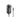 Black power adapter with plug on a white background