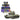 Model tank with paint bottles on a white background