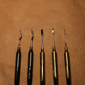 15-PC Premier Elite Titanium Chisel & Gouge Set | Micro-Mark