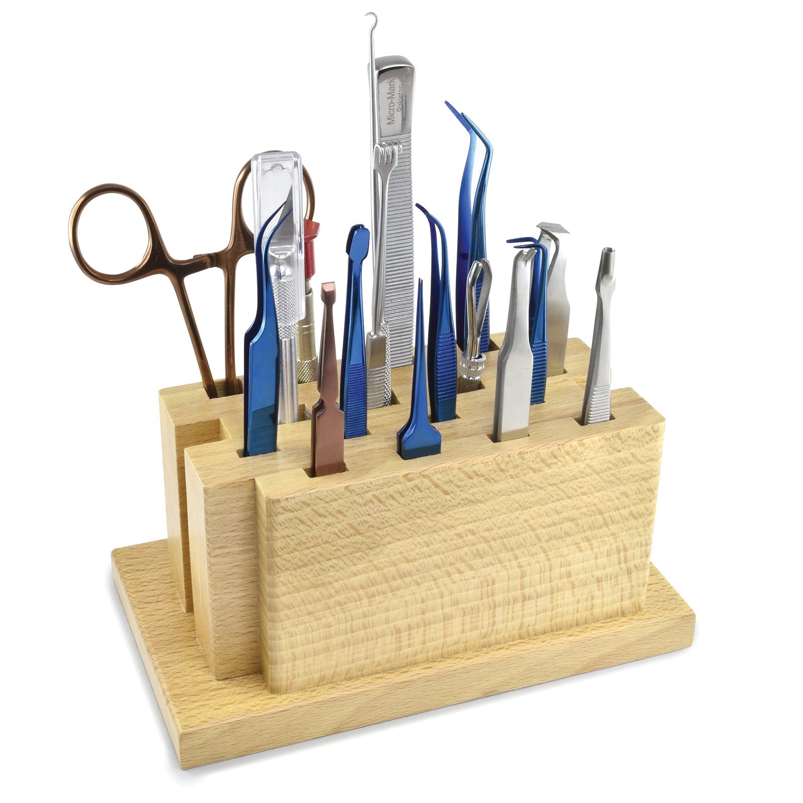 16 - Slot Wooden Tool Organizer