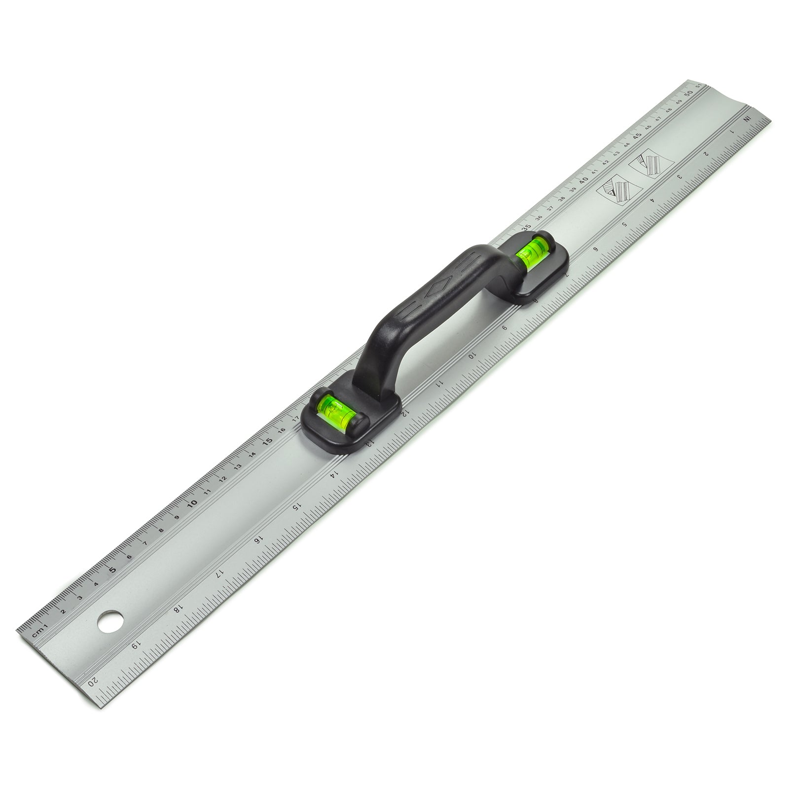 20" Ruler with Handle and Levels