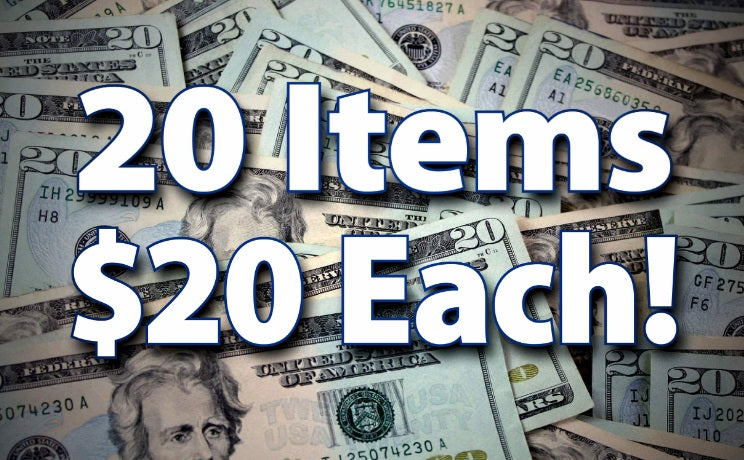 20 items for $20 each