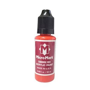 Micro-Mark Caboose Red Paint, 20ml