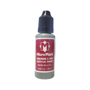 Micro-Mark Undercoat Light Gray Paint, 20ml