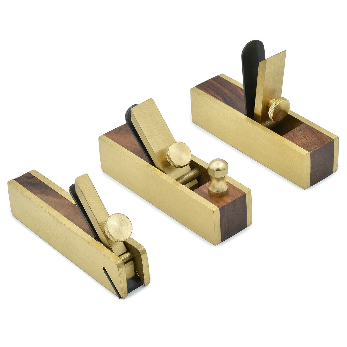 3-Piece Mini Block Planer Set by Micro-Mark