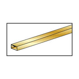 3/32 x 3/16 Rectangular Brass Tubes,  4 Pieces