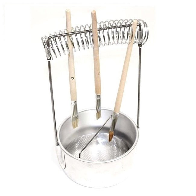 4" Brush Cleaner with Drying Rack