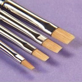 4 - Piece Golden Eagle Paint Brush Set (Flats) - Micro - Mark Art Brushes
