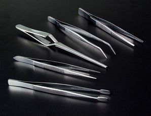 5 - piece Stainless Steel Tweezer Set