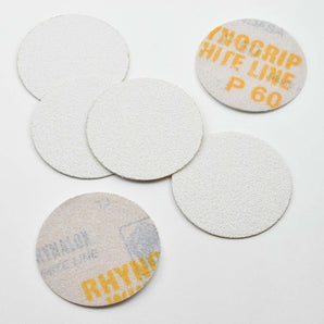 60 Grit Velcro Loop Backed Sanding Disks, 6 Pack