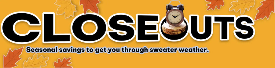 closeout banner