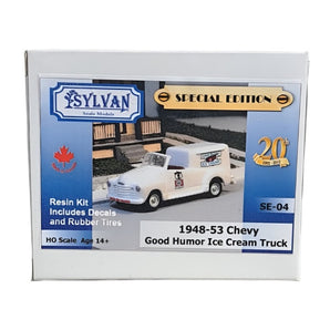 Sylvan Scale Models 1948-53 Good Humor™ Ice Cream Truck Kit, HO Scale