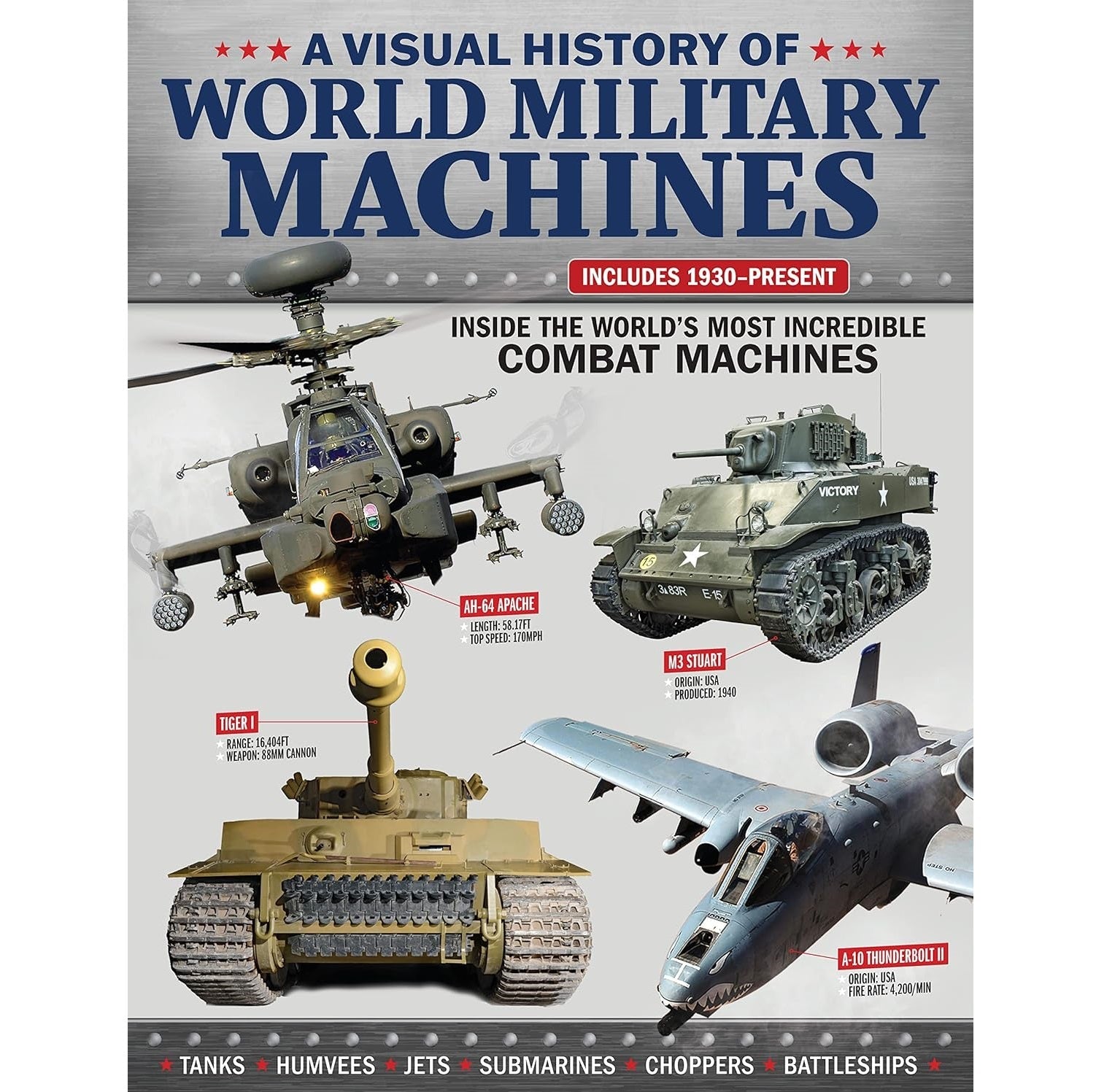A Visual History of World Military Machines: Inside the World's Most Incredible Combat Machines Book - Micro - Mark Books