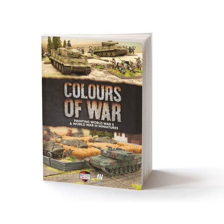 Acrylicos Vallejo Colours of War Painting WWII & WWIII miniatures Book